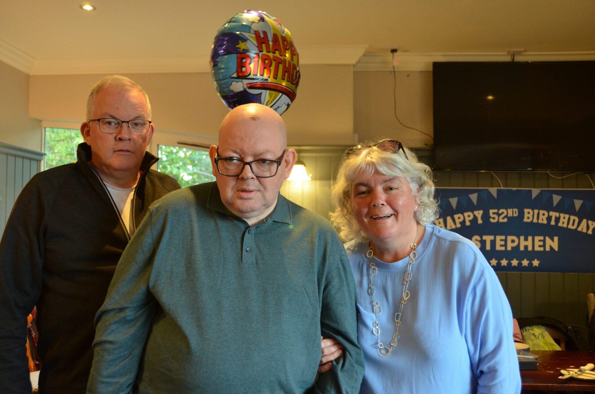 Stephen Chappell with his brother Paul and Sister Kathleen