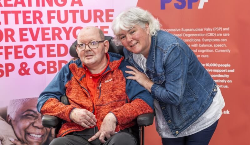 Stephen Chappel with his sister Kathleen