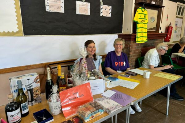 Linda I at the Norwich Support Group Autumn Fair