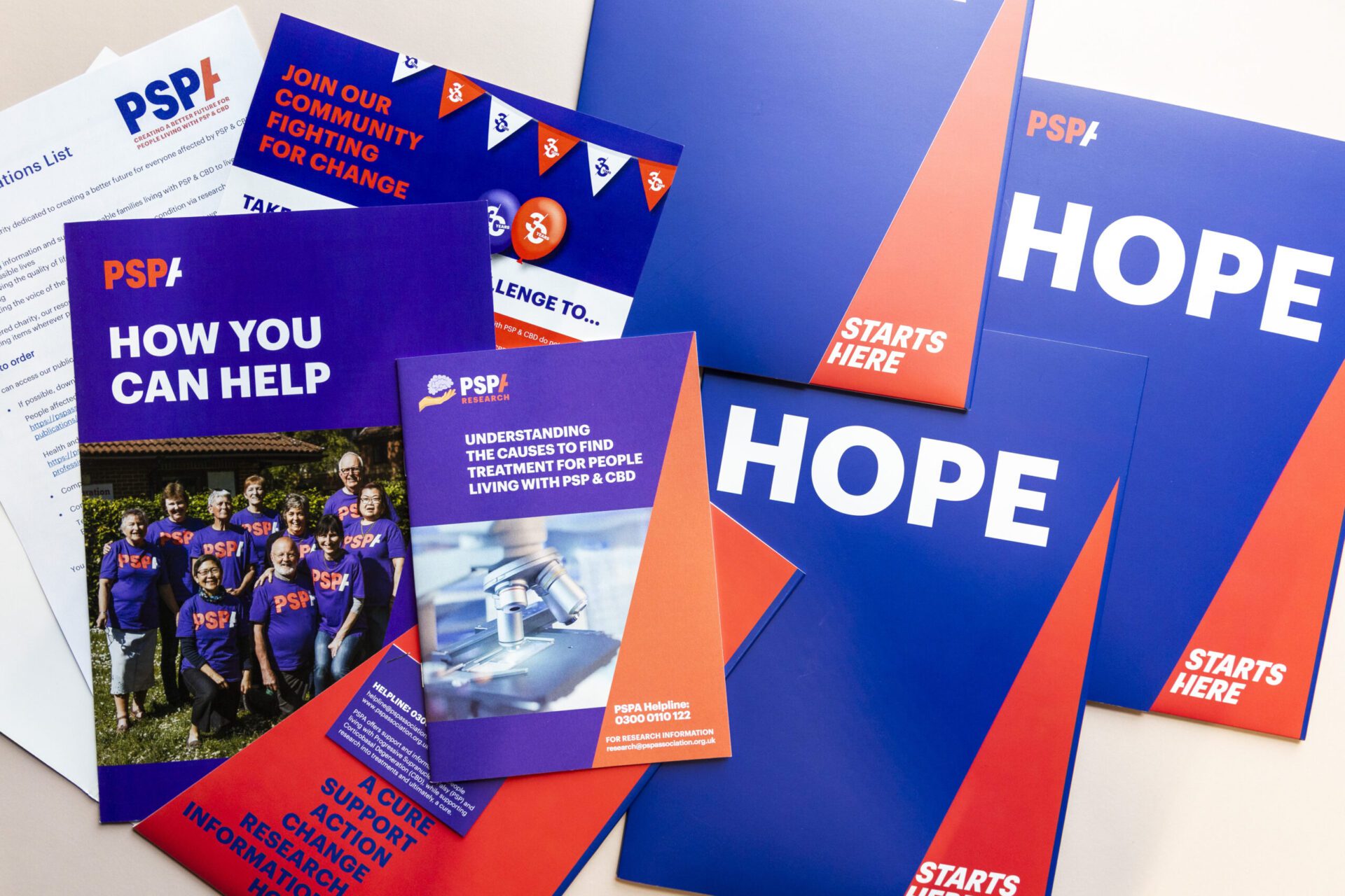 PSPA leaflets