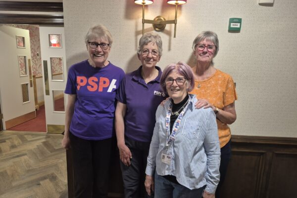 Mary Allsopp, Jenny Knight and Angela Downie from the Coventry and Warwickshire Support Group