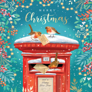 2026 Christmas Cards - Postbox Robins