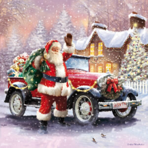 2026 Christmas Cards - Santa's Car