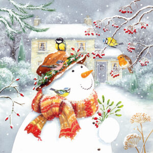 2026 Christmas Cards - Season’s Tweeting Snowman