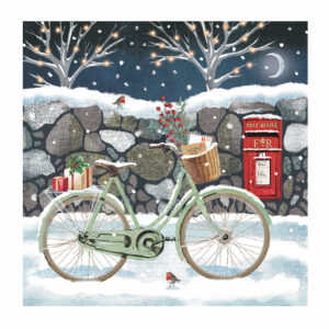 2026 Christmas Cards - Snowy Cycle